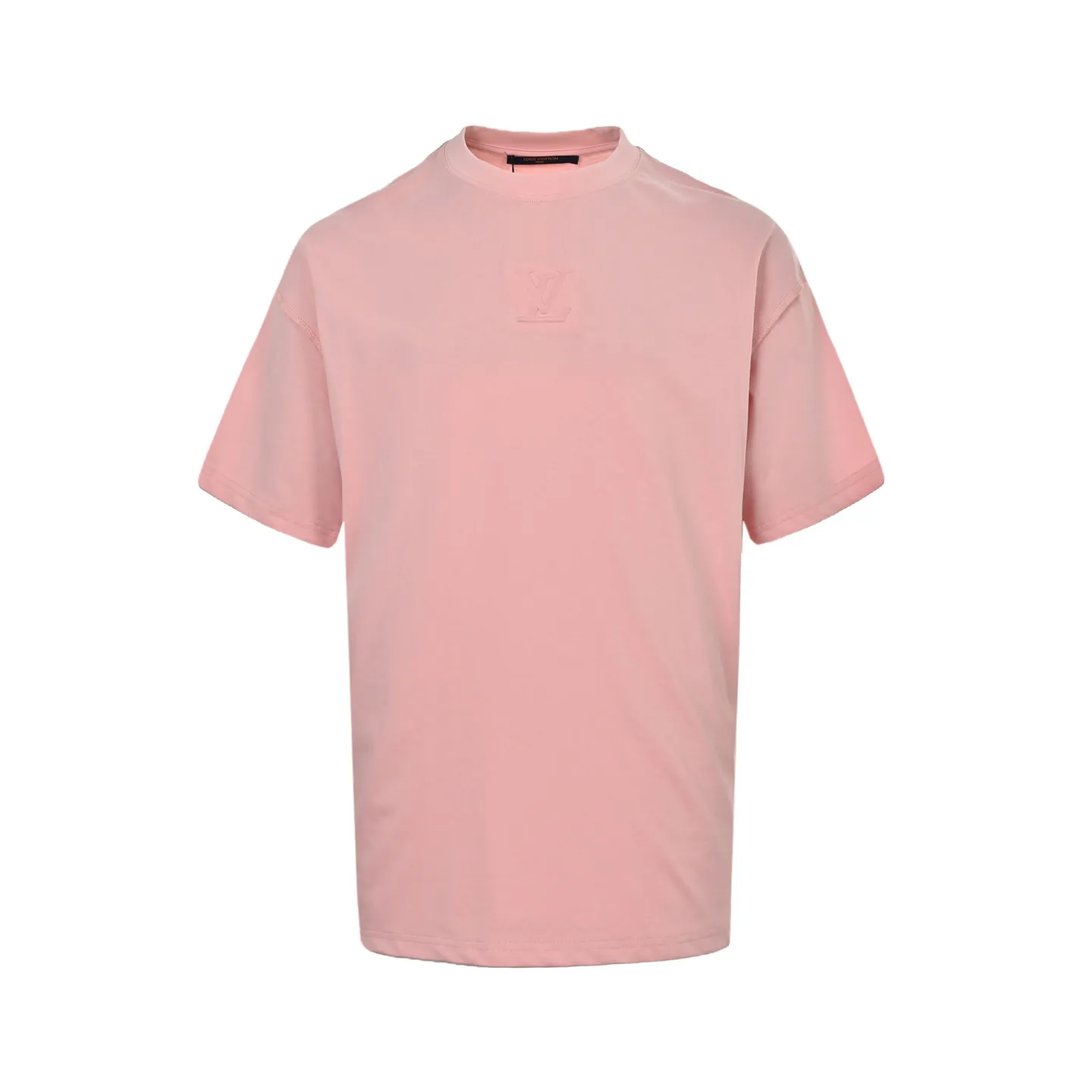 Louis Vuitton/Louis Vuitton three-dimensional embossed logo short sleeves